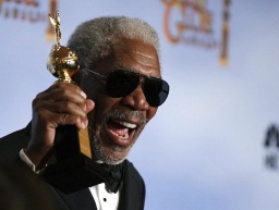 Morgan Freeman celebra su premio Cecil B. De Mille